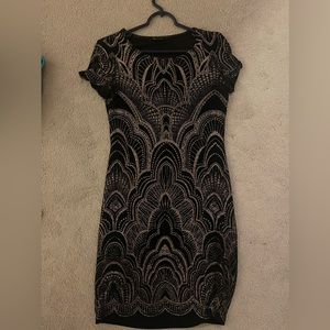 Shimmery fitted formal dress